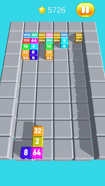 Chain Cube Merge: Tetris 2048 1