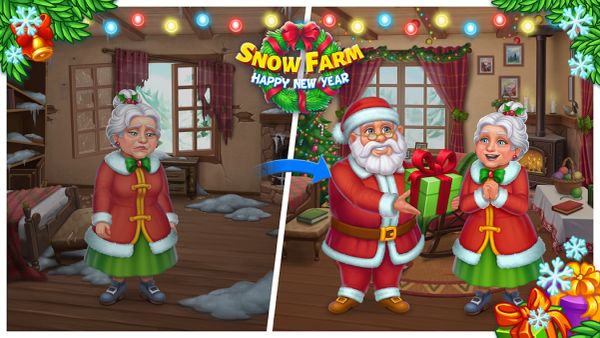 Farm Snow – Santa family story 1