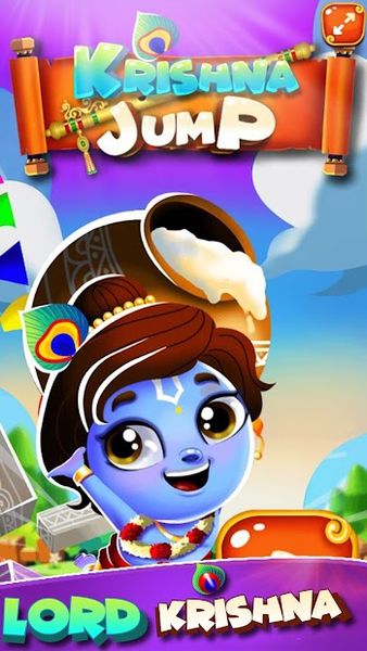 Little Krishna – Jump Tap Game 1