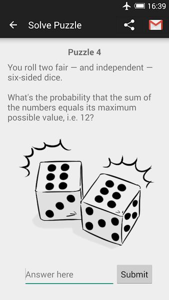 Probability Math Puzzles 1