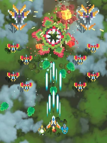 Sky Wings: Pixel Fighter 3D 1