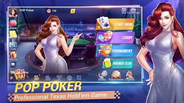 POP Poker — Texas Holdem game 1