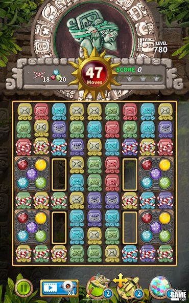 Glyph of Maya – Match 3 Puzzle 1