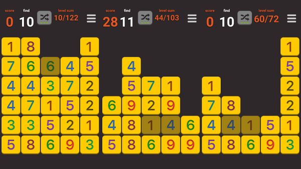 Sum X – simple math puzzle 1