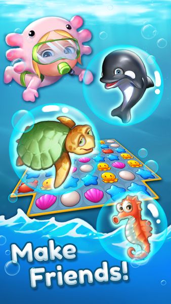 Ocean Friends : Match 3 Puzzle 1