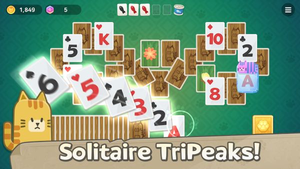 Solitaire Cat Islands-TriPeaks 1