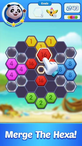 Merge Number – Hexa Puzzle 1