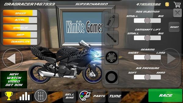 Drag bikes – Drag racing game 1