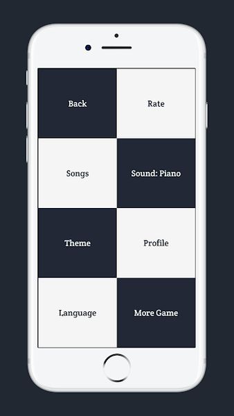 White Tiles : Magic Piano Game 1