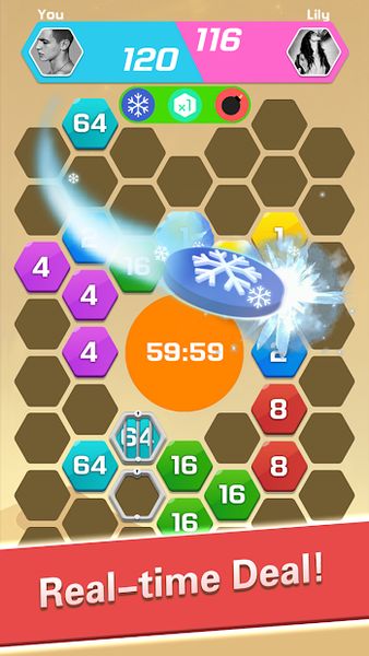 Merge Block Puzzle – 2048 Hexa 1