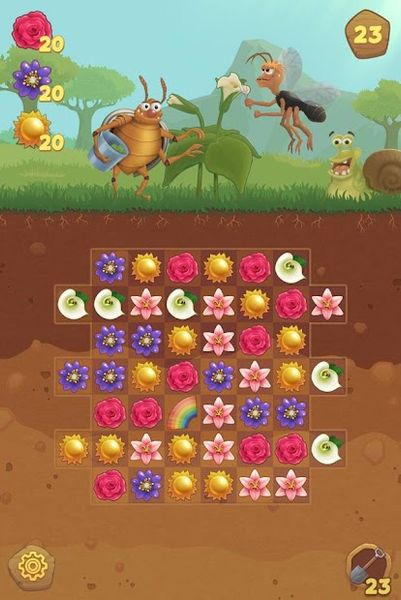 Flower Book Match3 Puzzle Game 1