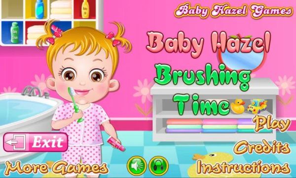 Baby Hazel Brushing Time 1