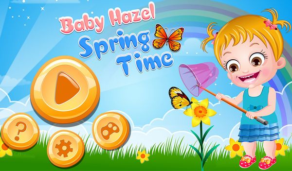 Baby Hazel Spring Time 1