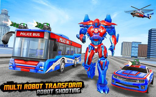 Bus Robot Car War – Robot Game 1