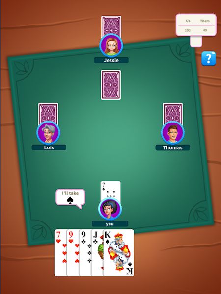 King of Belote Card Game 1