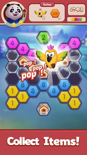 Merge Number – Hexa Puzzle 1