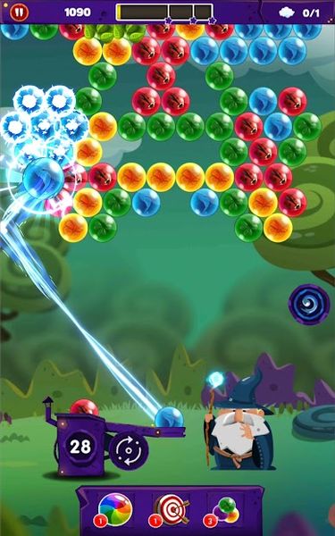 Bursting bubbles: Bubble Game 1