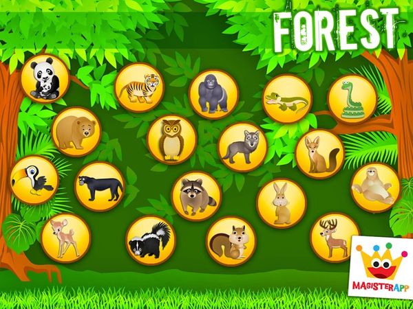 Forest – Kids Coloring Puzzles 1