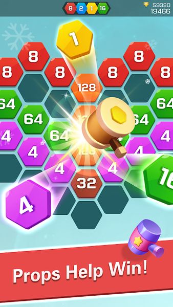 Merge Block Puzzle – 2048 Hexa 1