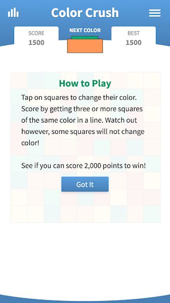 Color Crush · Matching Puzzle 1