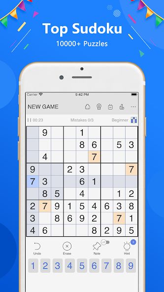 Sudoku – classic sudoku puzzle 1