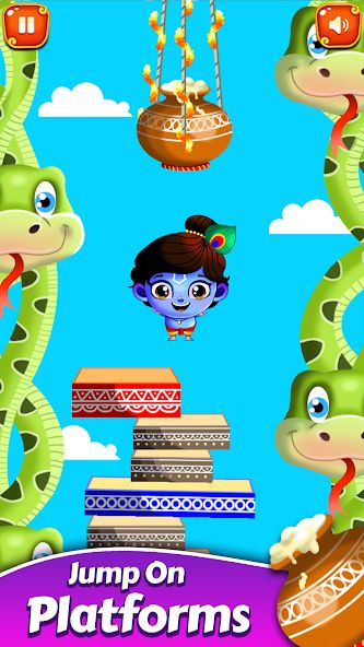 Little Krishna – Jump Tap Game 1