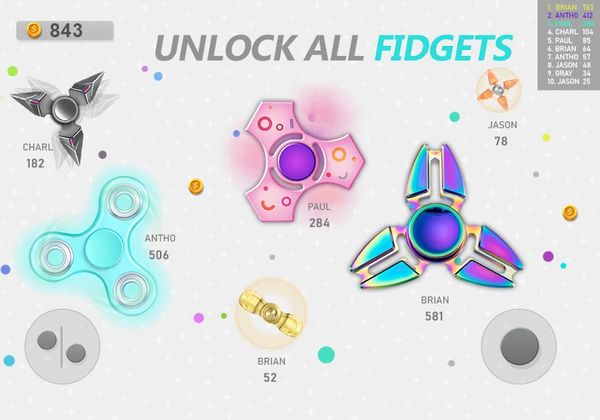 Realtime Fidget Spinner Games 1