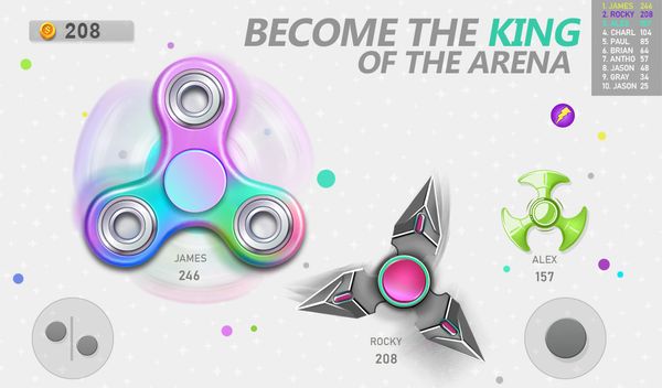 Realtime Fidget Spinner Games 1