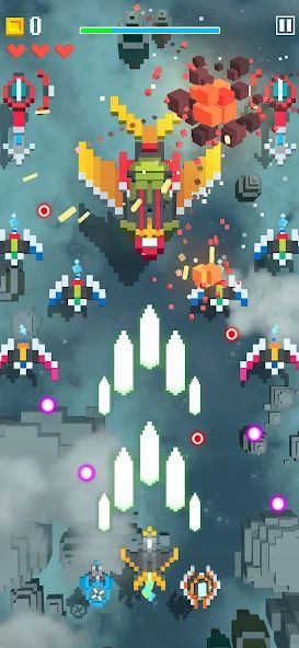 Sky Wings: Pixel Fighter 3D 1