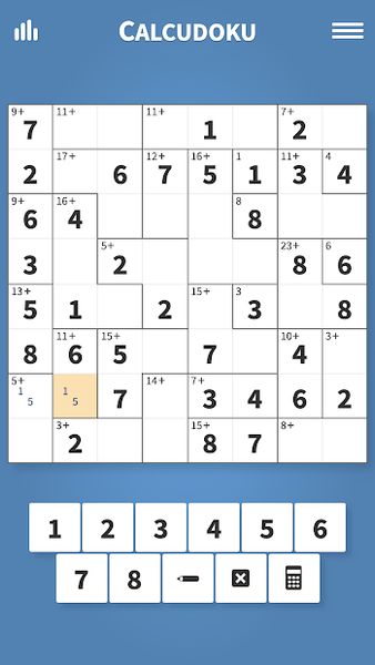 Calcudoku · Math Logic Puzzles 1