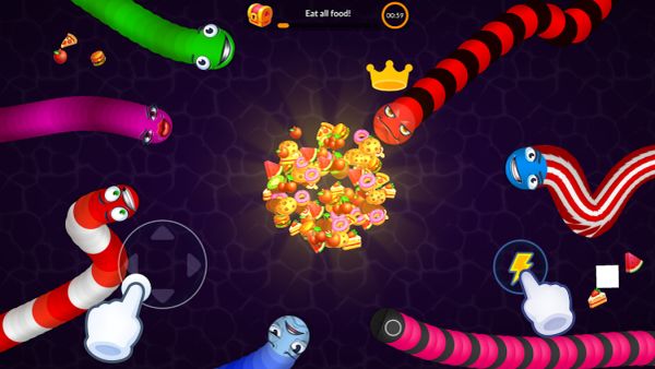 Snake vs Worms: Fun .io Zone 1