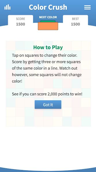 Color Crush · Matching Puzzle 1