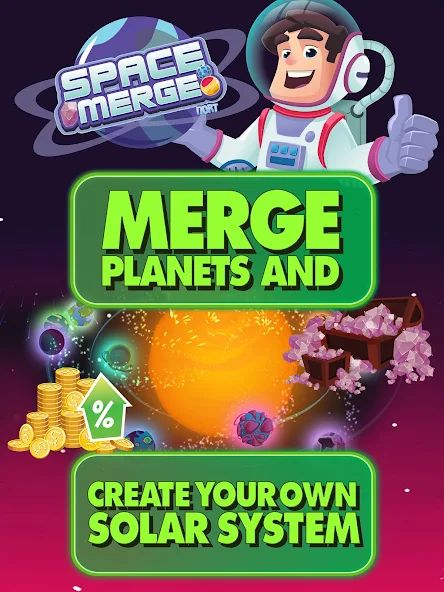 Space Merge: Cosmic Idle Game 1