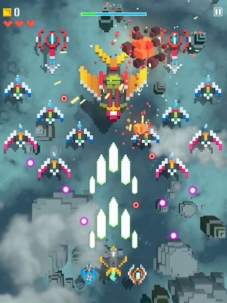 Sky Wings: Pixel Fighter 3D 1