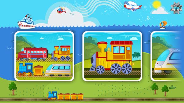 Trains Jigsaw Puzzles for Kids 1