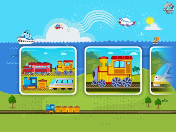 Trains Jigsaw Puzzles for Kids 1