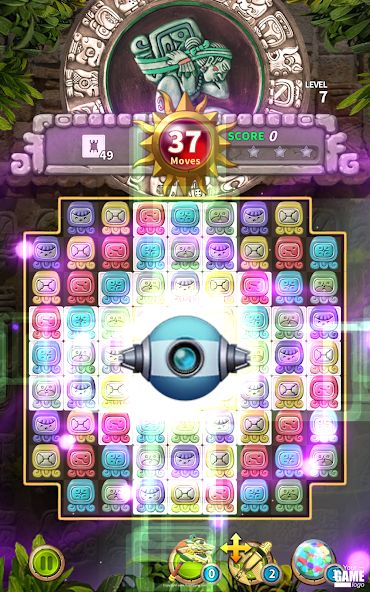 Glyph of Maya – Match 3 Puzzle 1