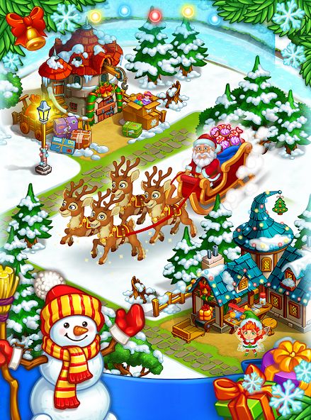 Farm Snow – Santa family story 1