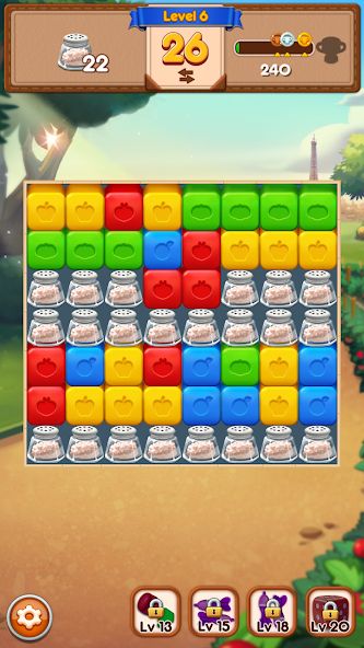 Blaster Chef : Match blocks 1