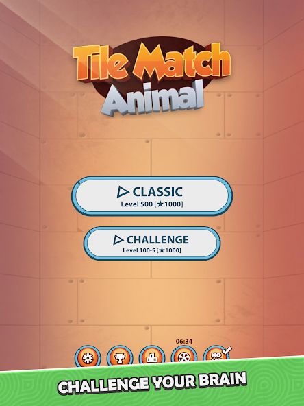 Tile Match: Animal Link Puzzle 1