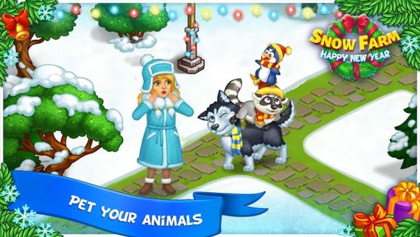 Farm Snow – Santa family story 1