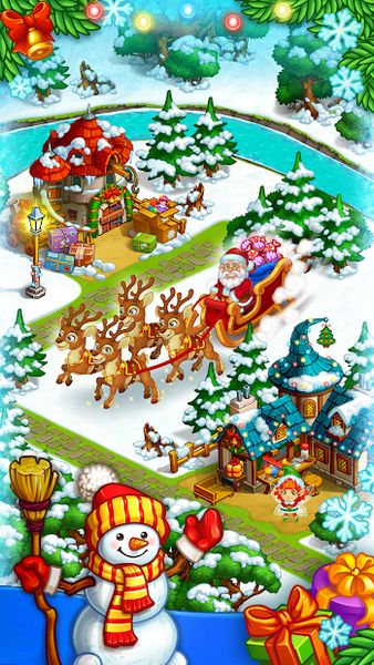 Farm Snow – Santa family story 1