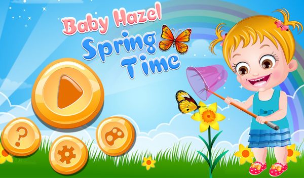 Baby Hazel Spring Time 1