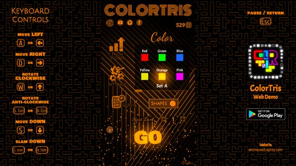 ColorTris – Classic Neon Block 1