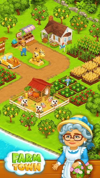 Farm Town – Family Farming Day 1