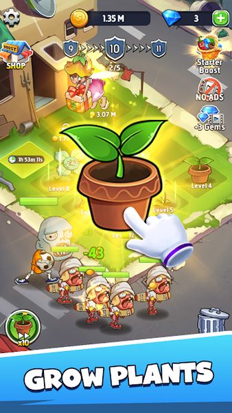 Merge Plants – Monster Defense 1