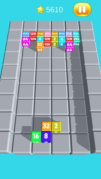 Chain Cube Merge: Tetris 2048 1