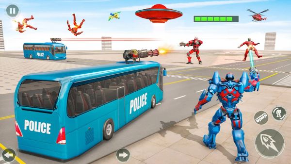 Bus Robot Car War – Robot Game 1