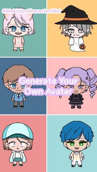 K-Pop Webtoon Character Mini 1