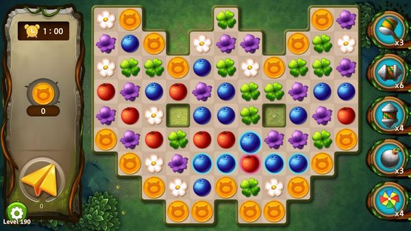 Match 3 Games – Forest Puzzle 1